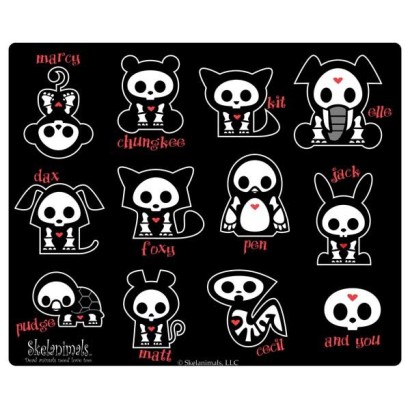 Tapis de Souris Skealanimals Family Portrait Tapis de Souris Skealanimals Family Portrait