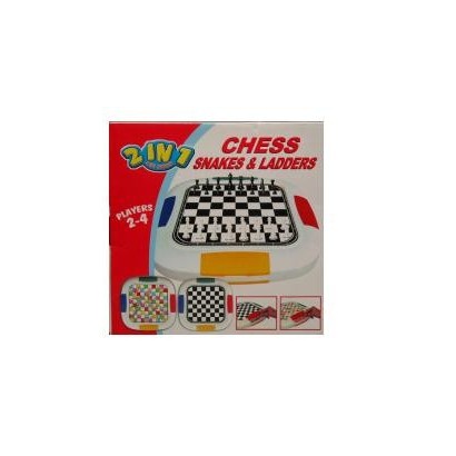 Jeu d'Echec + Ludo 2 en 1