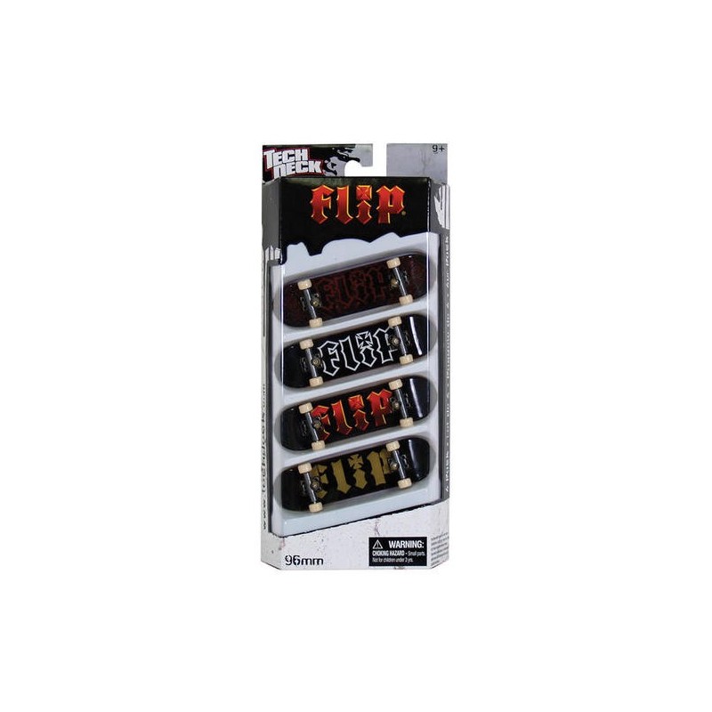 Tech Deck Pack 4 Finger Skate 96mm