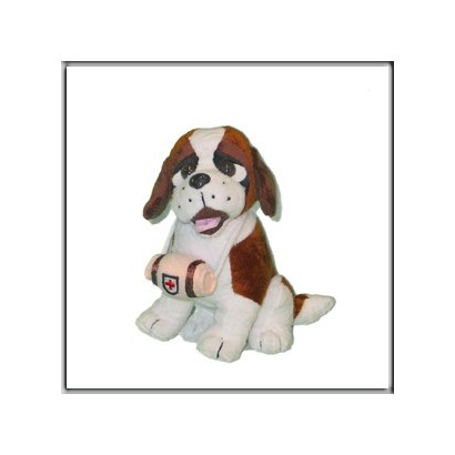 Peluche Chien St Bernard