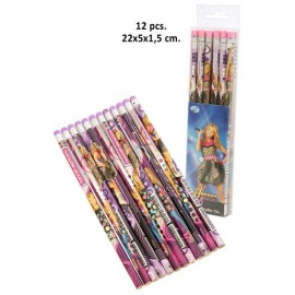 Set de 12 Crayons de Papier Hannah Montana