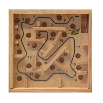 Jeu de Labyrinthe en Bois