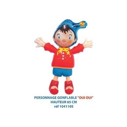 Personnage Oui Oui Gonflable Personnage Oui Oui Gonflable