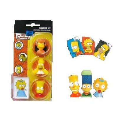 Blister de 3 Figurines Les Simpsons