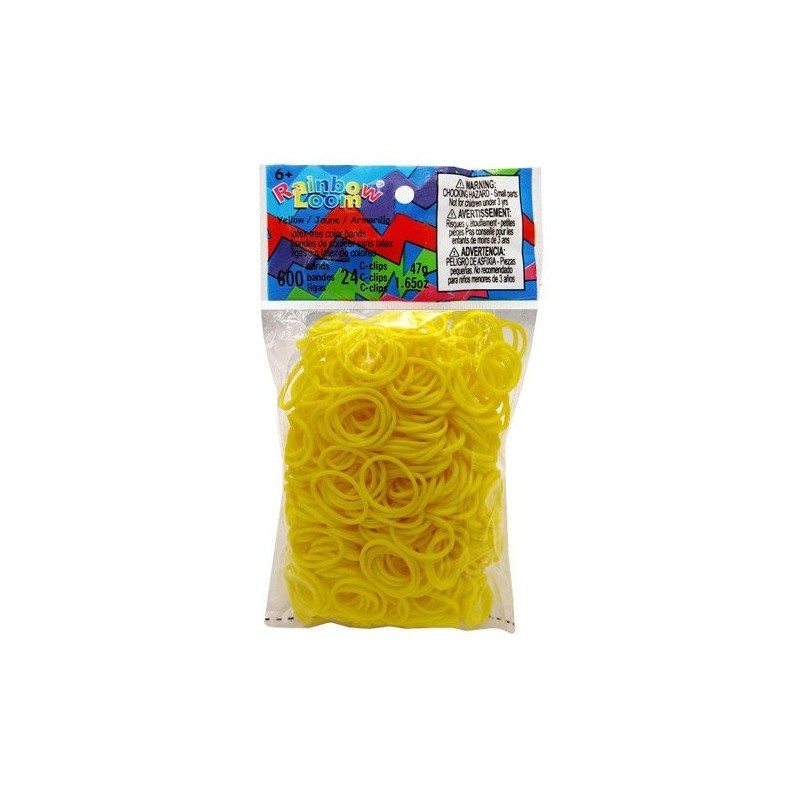 Elastiques Rainbow Loom Jaune