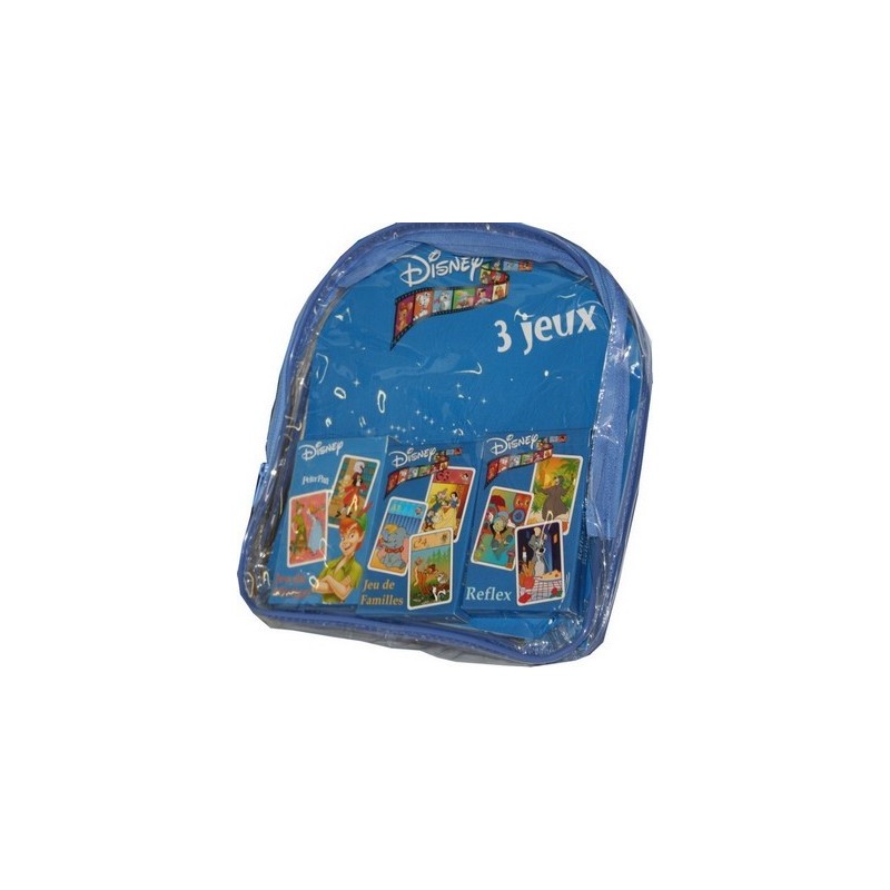 Sac Disney + 3 Jeux de Cartes