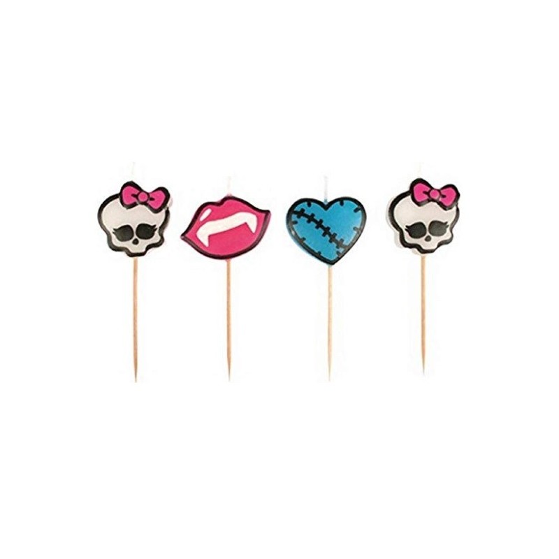 Lot de 4 Bougies Monster High