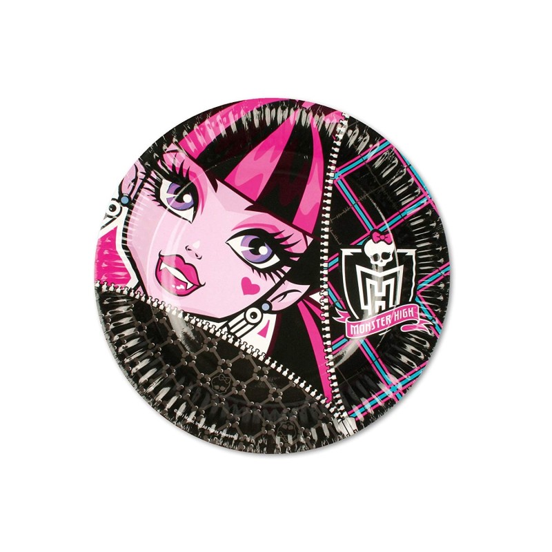 Lot de 8 Assiettes Monster High