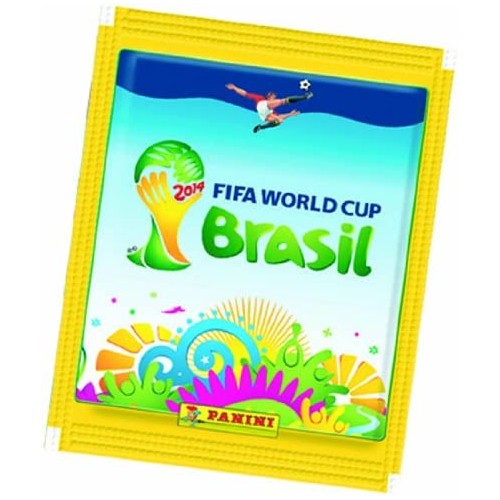 Pochette de 5 Stickers Fifa World Cup Brazil