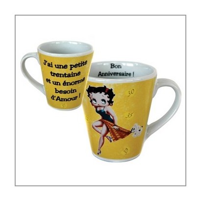 Mug Betty Boop Anniversaire Spécial 30 Ans