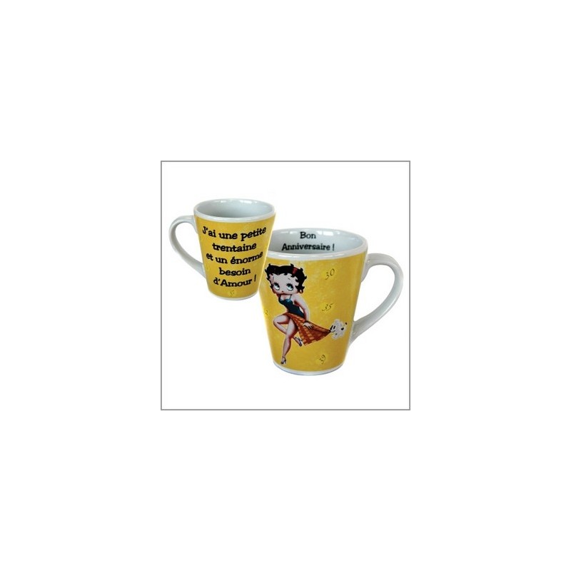 Mug Betty Boop Anniversaire Spécial 30 Ans