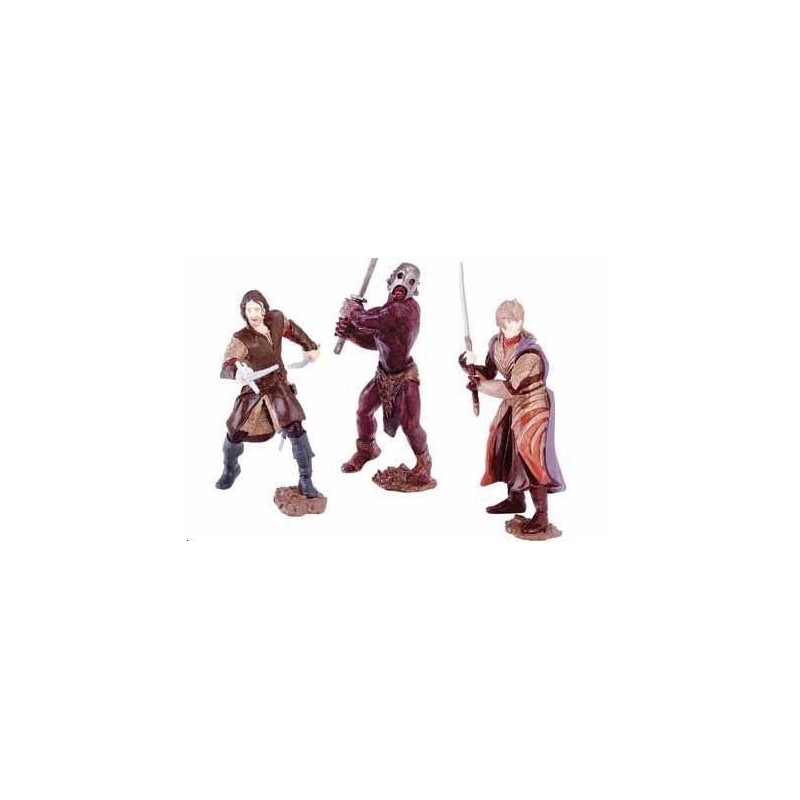 Assortiment de 3 Figurines du Seigneur des Anneaux