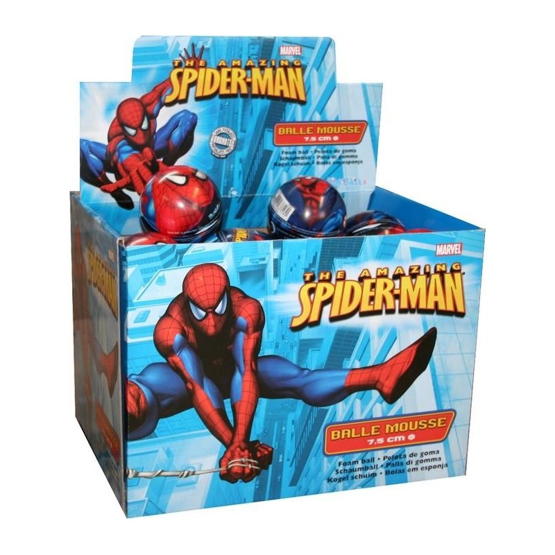 Mini Balle en Mousse Spiderman