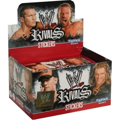 Présentoir de 50 Stickers WWE Rivals